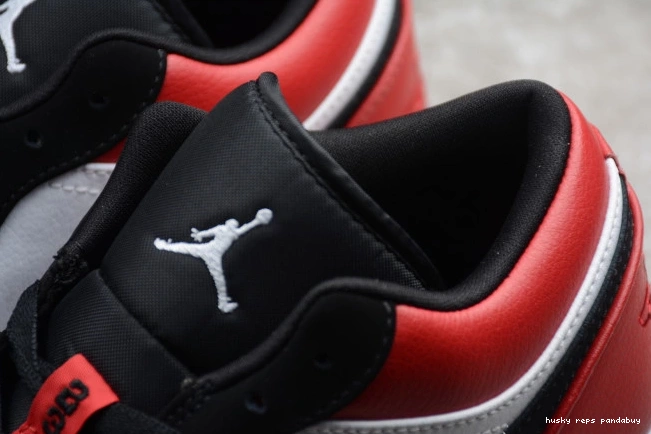 Rep Husky 1 Toe Jordan 553558-116 Low Air Black 0715